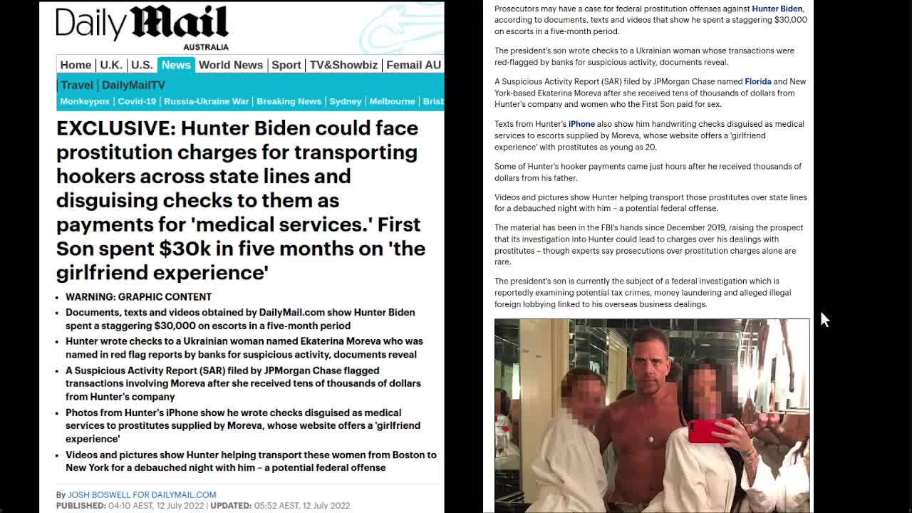 Supporter Video | Hunter Biden + vaccine boosted infected longer