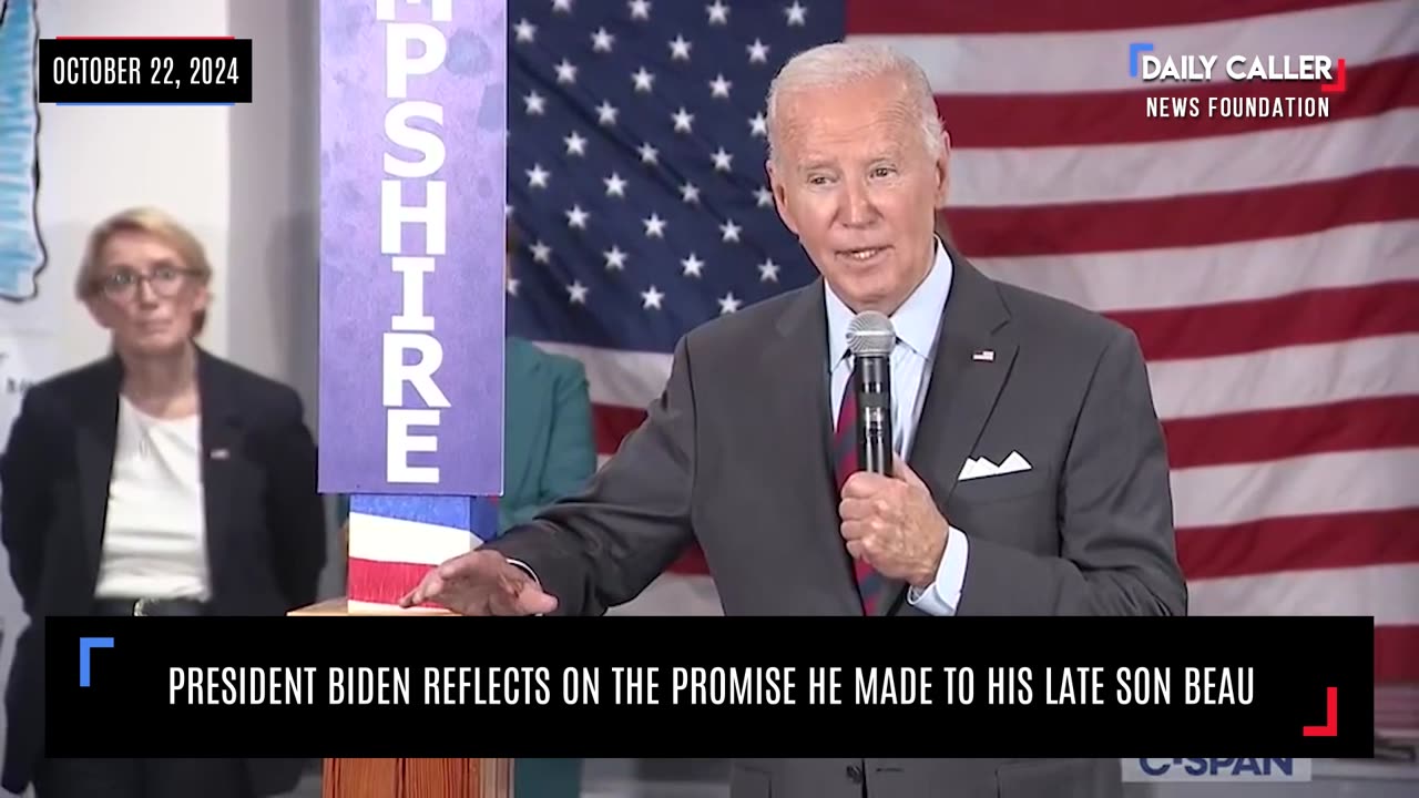 President Biden Reflects On The Promise He Made To His Late Son Beau