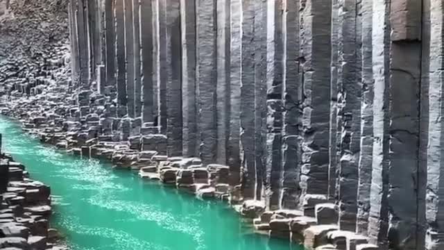 River and huge rocks
