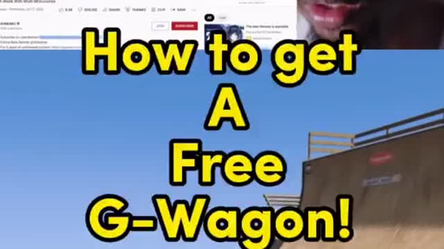 How to get a free G-WAGON