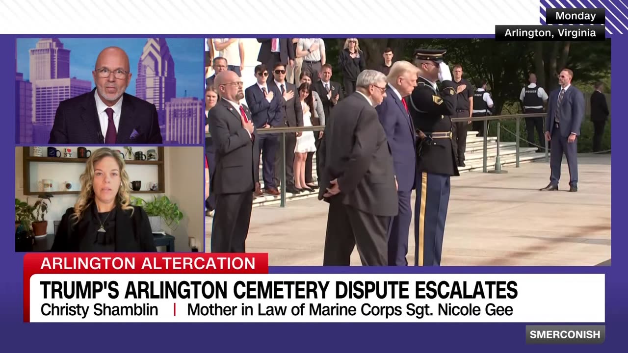 She attended Arlington National Cemetery event at center of Trump controversy. Here's what she saw