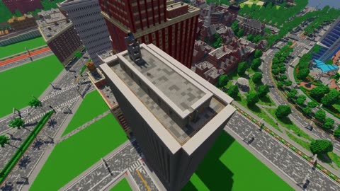 Building New Serenity #82 Office Tower Minecraft Timelapse