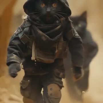 Russian cats fighting for a free world