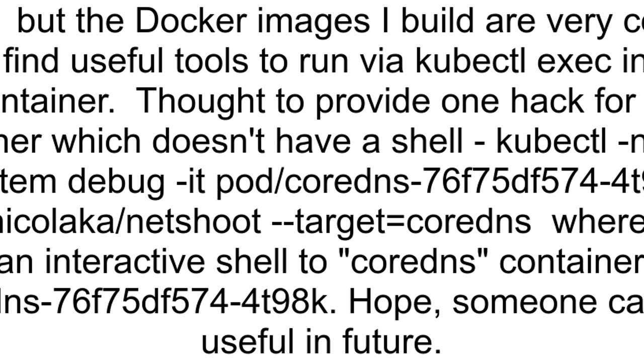 Kubernetes connection refused diagnosis