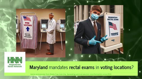 Maryland mandates rectal exams in voting locations?