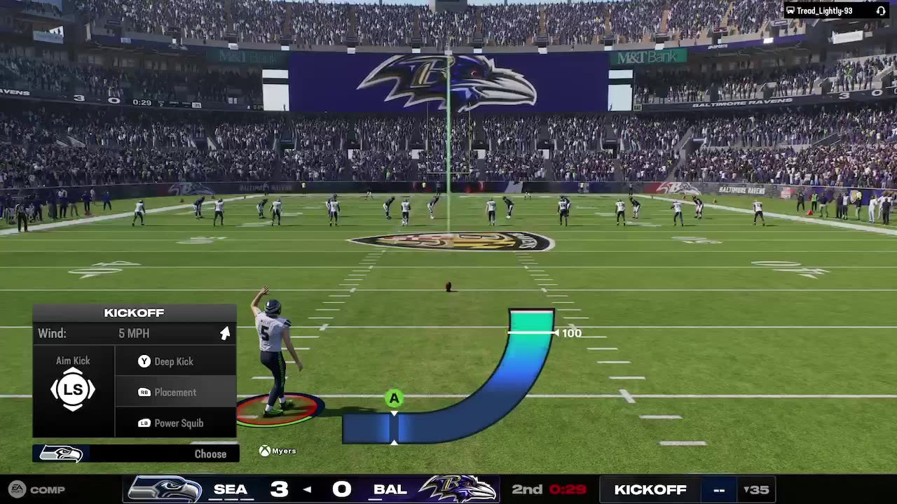 MADDEN 25 Online HEAD TO HEAD Seahawks VERSUS Ravens