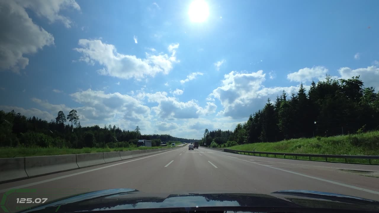 Munich to Ulm 2, Autobahn Germany