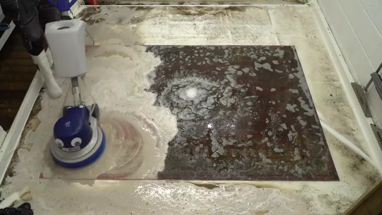 Carpet Cleaning Time Lapse