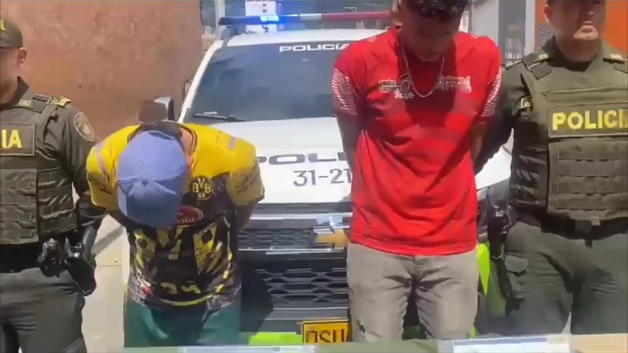 Capturados por hurto de motos en Piedecuesta