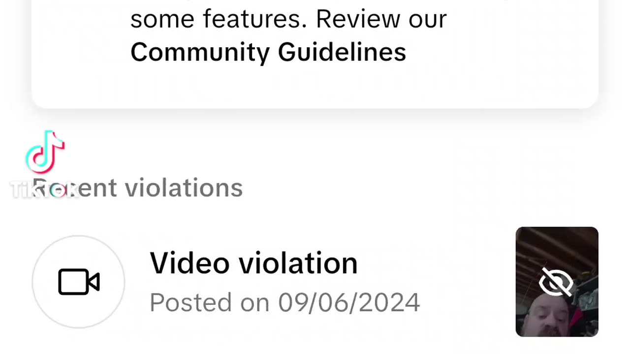 Tik tok violations record, where the two life bans go?