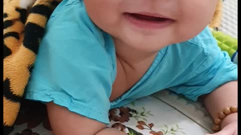 A lovely baby when he smile