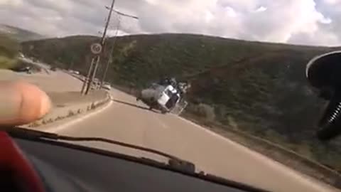 car crashes with gypsies riding on the roof very funny video