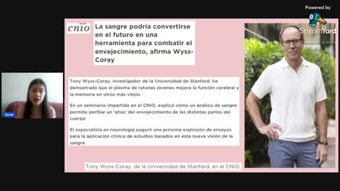 La Sangre como fuente de Juventud