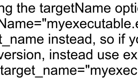 Give a different name to the executable other than the name of the executable script