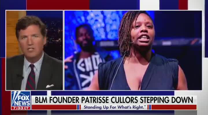 Tucker on Patrisse Cullors BLM Co-Founder Resignation