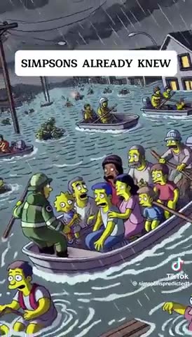 Simpsons Predicted Hurricane Milton