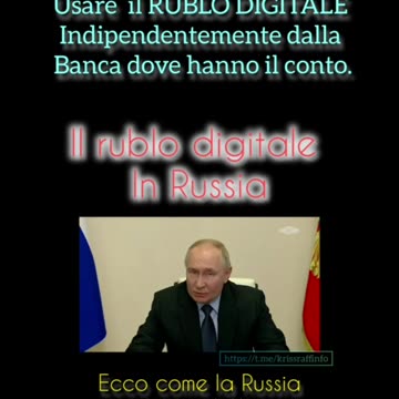 Stesso modello, stessa linea, l'agenda 2030 eseguita in Russia come negli altri stati.