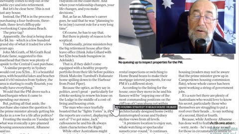 PM’s housing strategy is beach house or bust