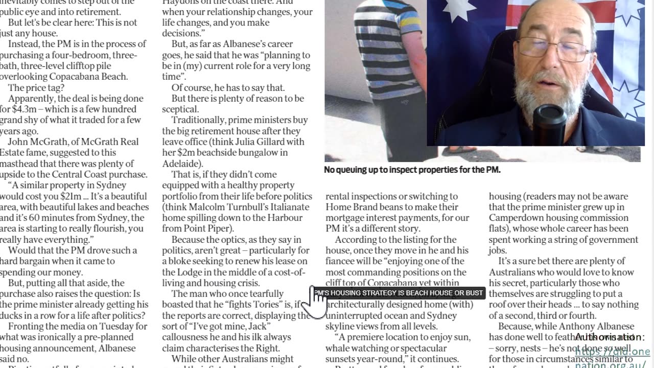 PM’s housing strategy is beach house or bust