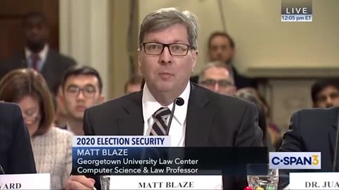 Science Department provided testimony on the vulnerabilities of the United States' election system