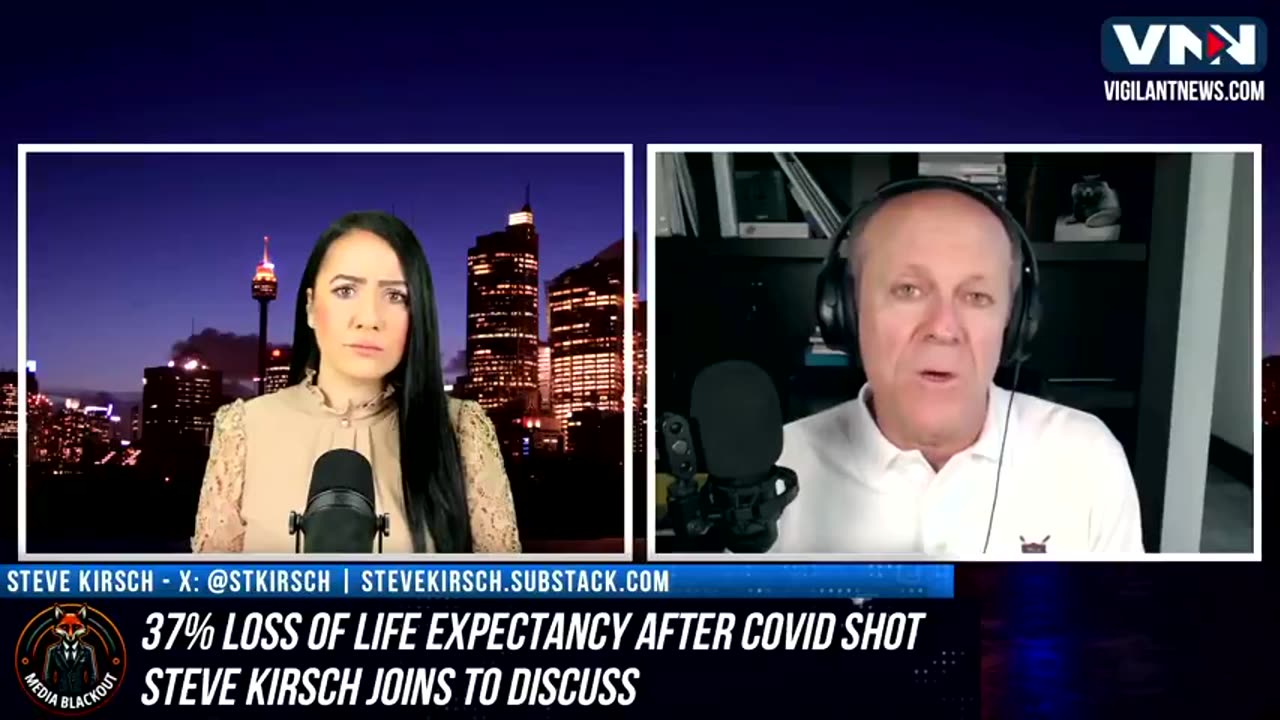 MARIA ZEEE INTERVIEWS. STEVE KIRSCH ON LIFE EXPECNAN CY RATES OF LIFE EXPECTANCY..