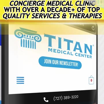 Become a patient of Titan Medical, a high-rated concierge medical clinic and optimize your life!