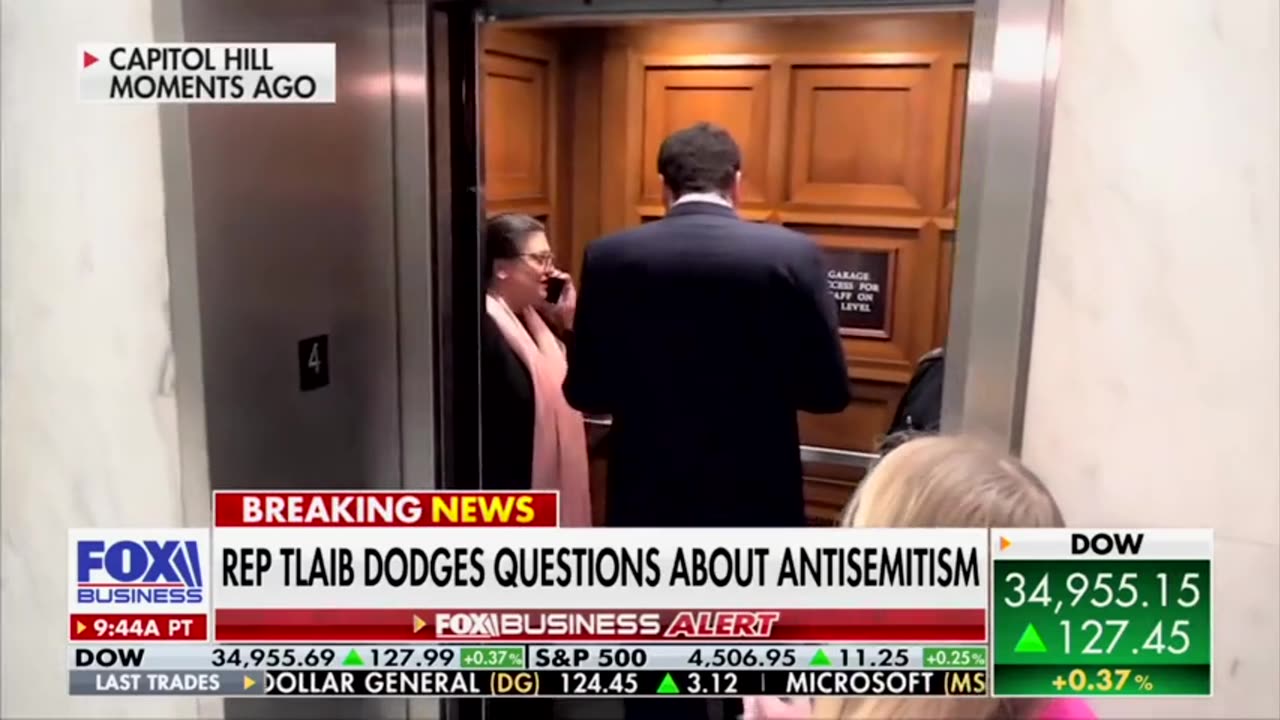 Rep. Tlaib FLEES When Confronted on Comments That Got Her Censured
