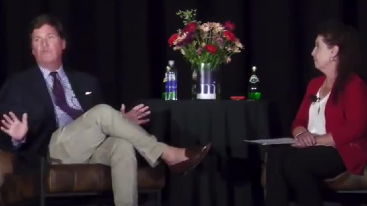 Tucker discusses why all these “republicans are voting for Harris.”