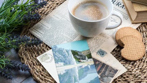 Coffee with biscuits