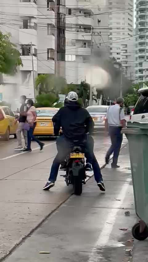 Atraco en Bocagrande