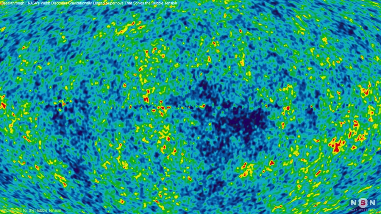 Breakthrough- NASA's Webb Discovers Gravitationally Lensed Supernova That Solves the Hubble Tension