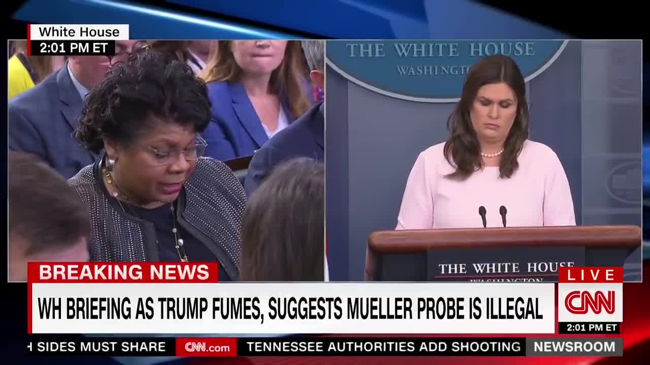 Sarah Sanders shuts down April Ryan over sanctuary cities