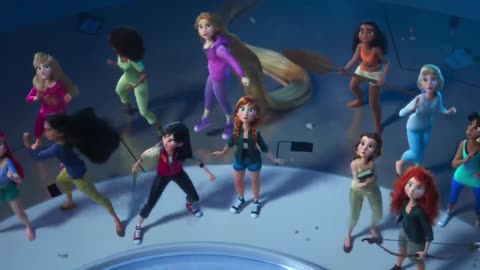 Disney Princesses save Wreck-It-Ralph