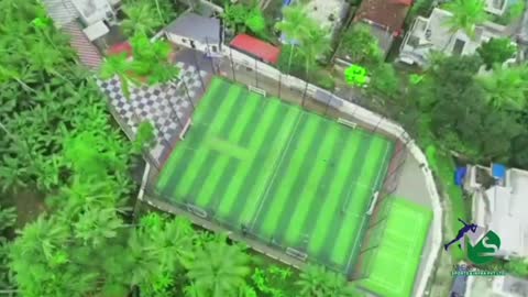 Artificial Grass Football Turf Installation