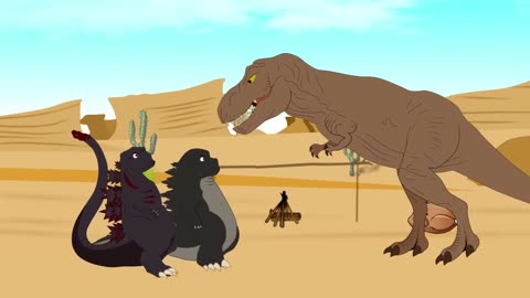 Godzilla vs Shin Godzilla: Funny Dinosaurs #22 - Godzilla Cartoons