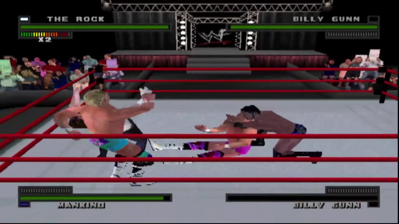 WWF Attitude PS1: Tornado match #19