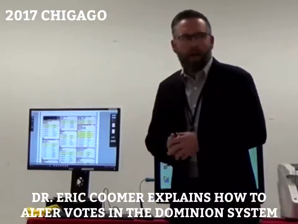 StopTheSteal, Eric Coomer, Dominion Voting System, 2017, Election 2020