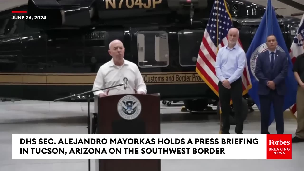 BREAKING NEWS- Alejandro Mayorkas Grilled By Reporters During Visit To The Southern Border