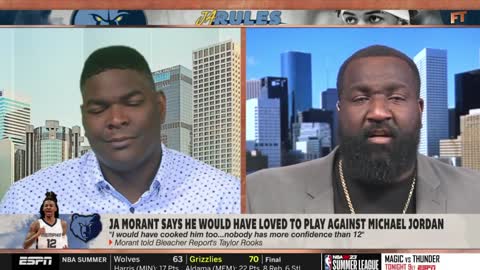 No Respect" Ja Morant Says he Would COOK Michael Jordan 1v1! Memphis Grizzles ESPN First Take NBA