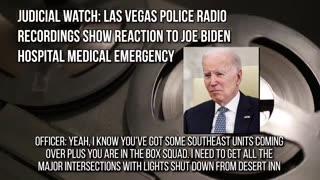 Audio from Las Vegas PD Responding to POTUS Biden Emergency