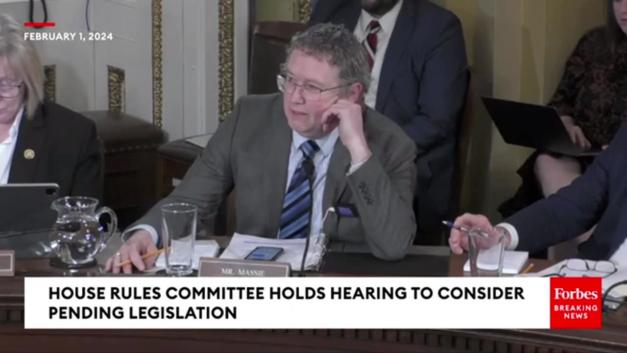 Thomas Massie Mocks Joe Neguse To His Face For Reading Off Phone During Hearing