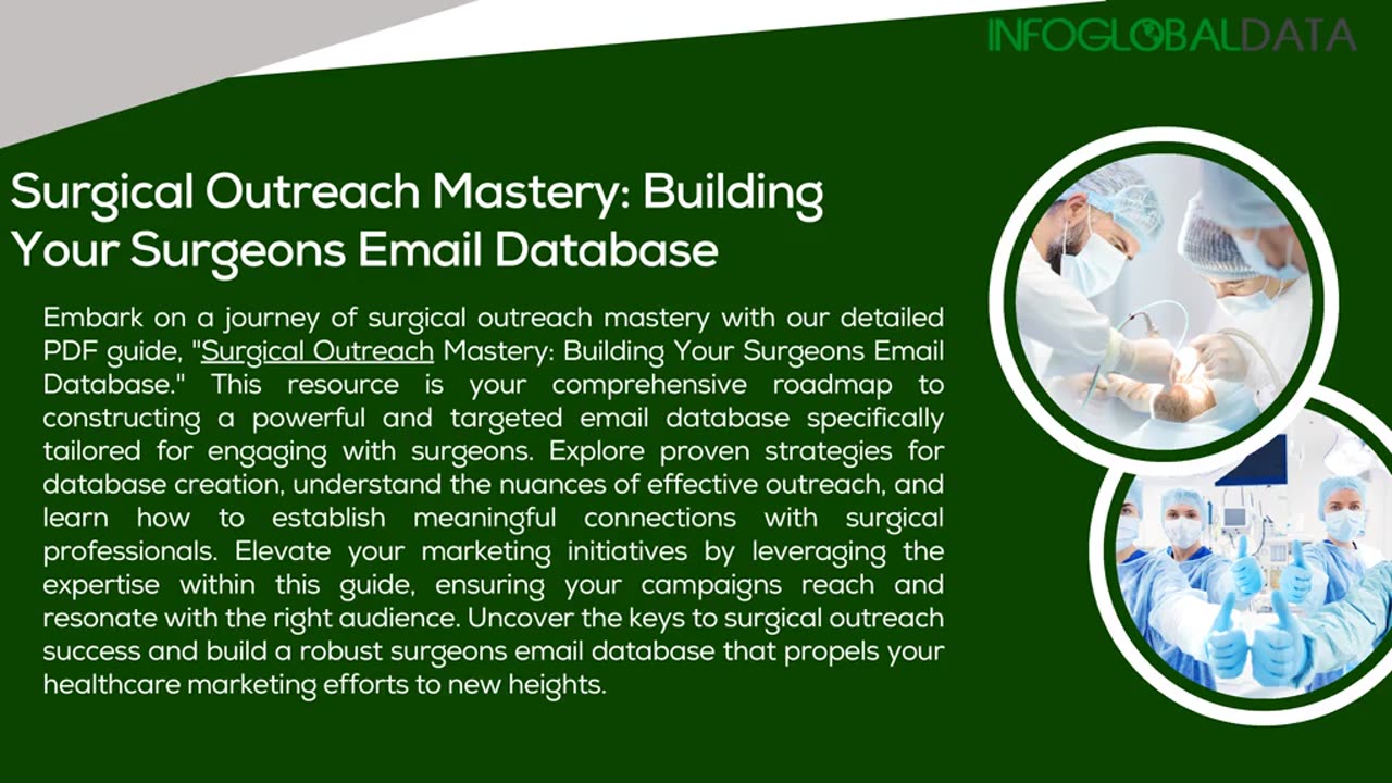 What Are Surgeons Mailing and Email Lists?