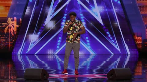 Golden Buzzer_ Joseph Allen Leaves Exciting Footprint With Original Song - America's Got Talent