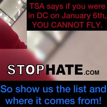 January 6th Patriots need not try to fly