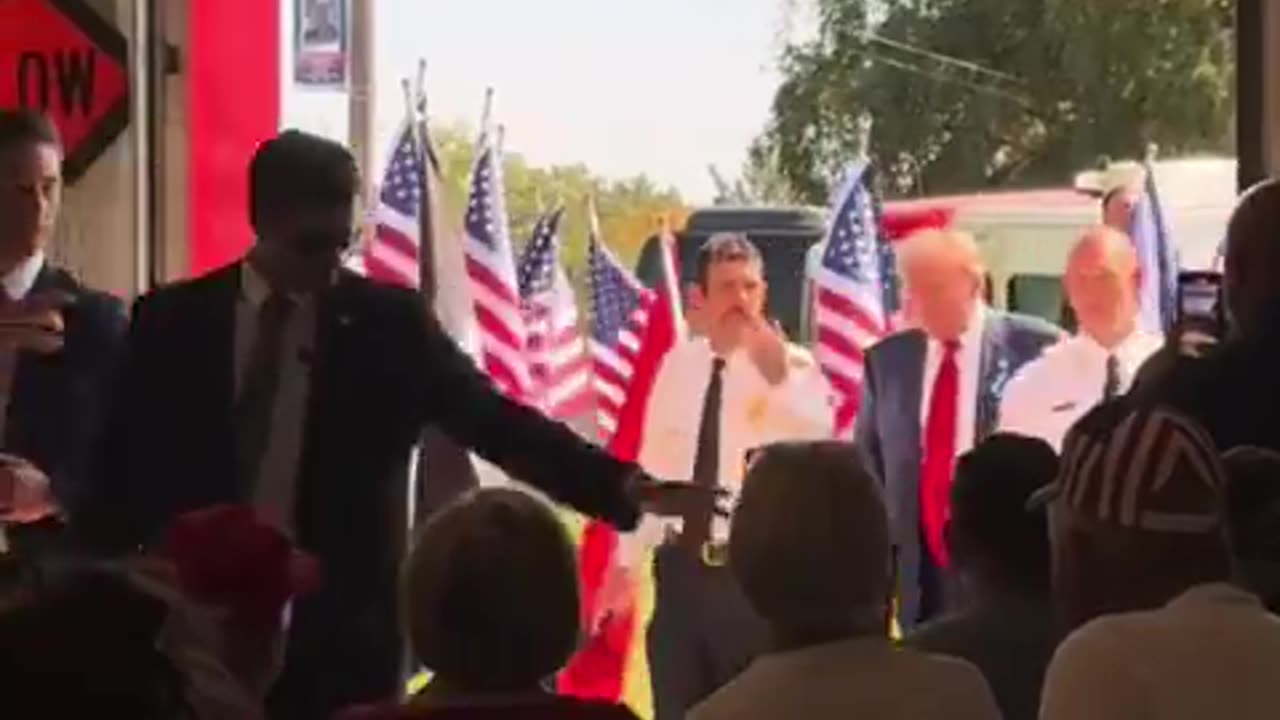 Harris, Biden and Trump walk into a fire station in PA.. WHAT DO YOU NOTICE?