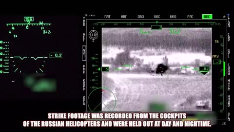 Russian Attack Helicopters Conduct Combat Missions Against Ukrainian Targets