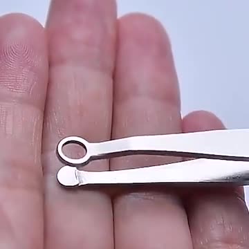 Universal Nose Hair Trimming Tweezers Stainless Steel Eyebrow Nose Hair Cut