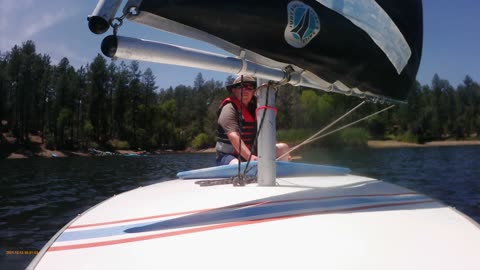 Sunfish sailing 3 Lynx Lake 7/29/2024