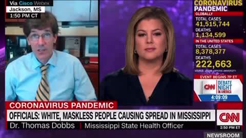 Doctor on CNN Says White People are to Blame for Uptick in Mississippi’s Virus Cases