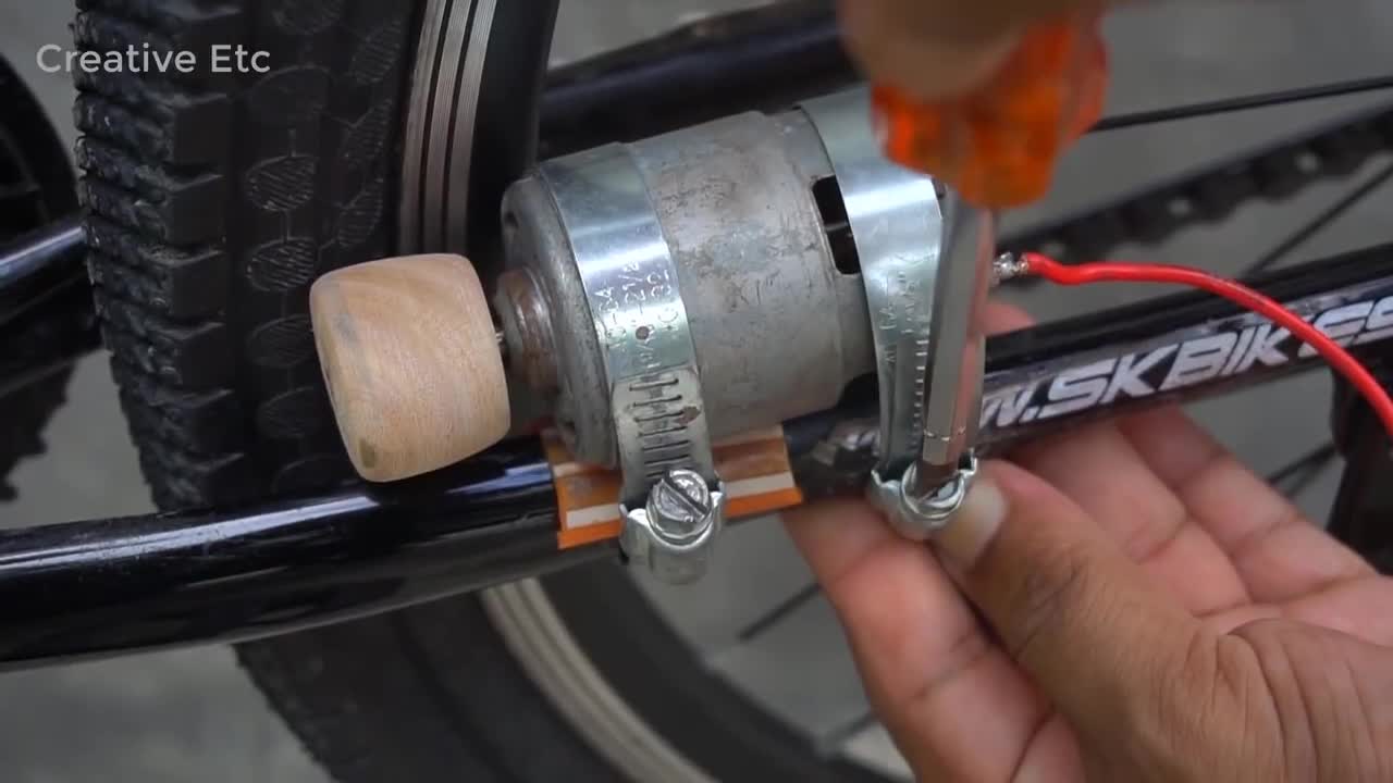 How to Make Electric Bike using 775 motor